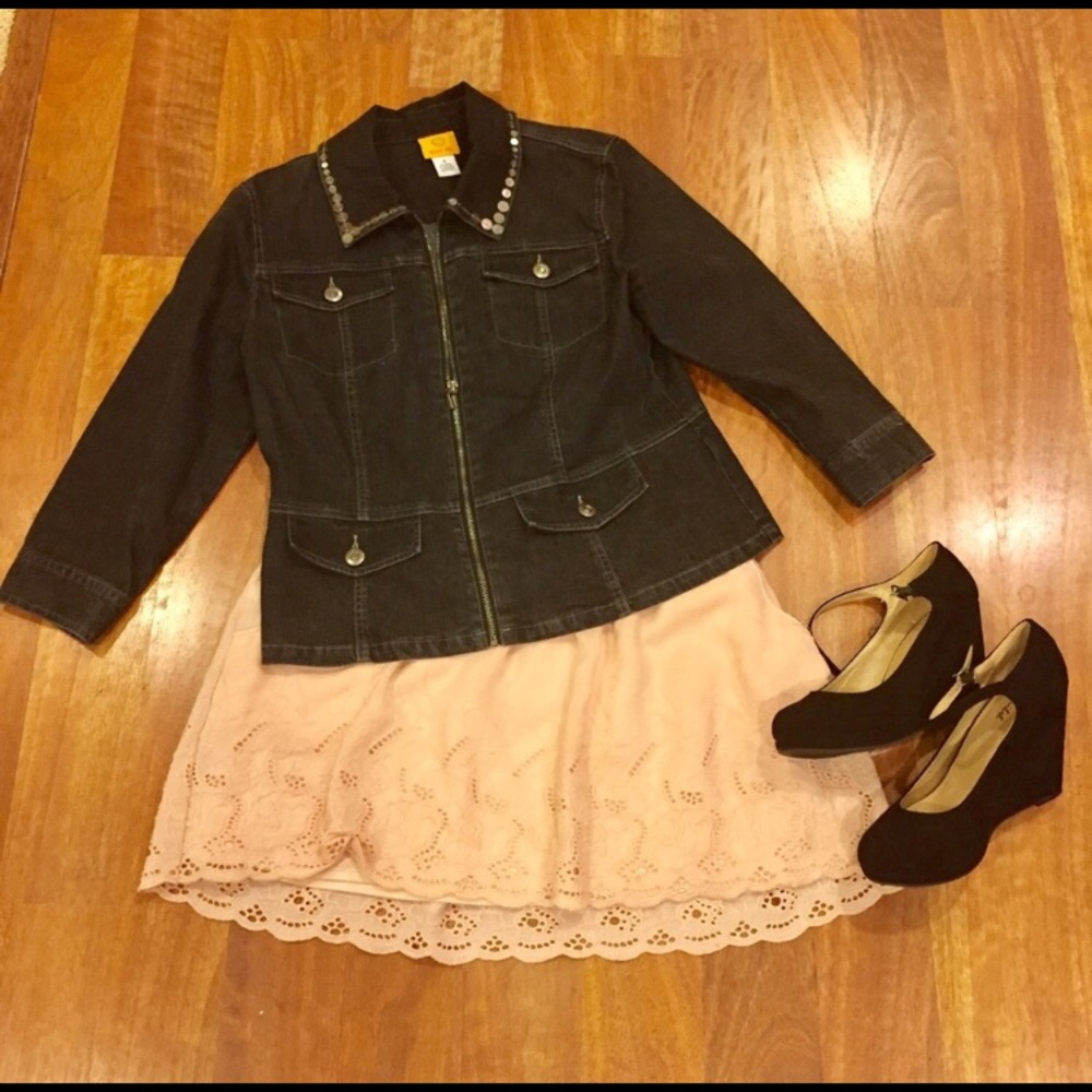 🔥1 Hour Price Drop🌸Lace Blush Skirt